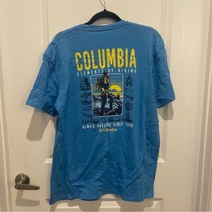 Columbia mountain climbing hiking tshirt size L